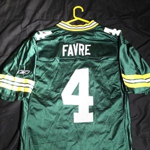 Reebok Brett Favre Green Bay Packers Jersey